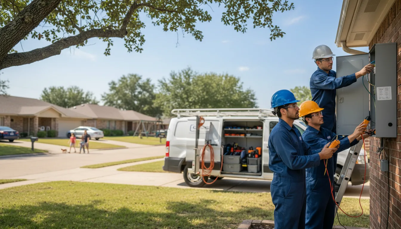Certified electrician providing emergency electrical services in Buckner, KY